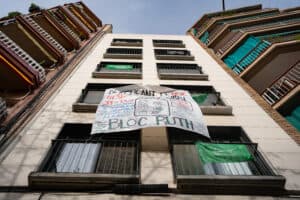 Block Ruth, an occupied house in Barcelona protesting against evictions